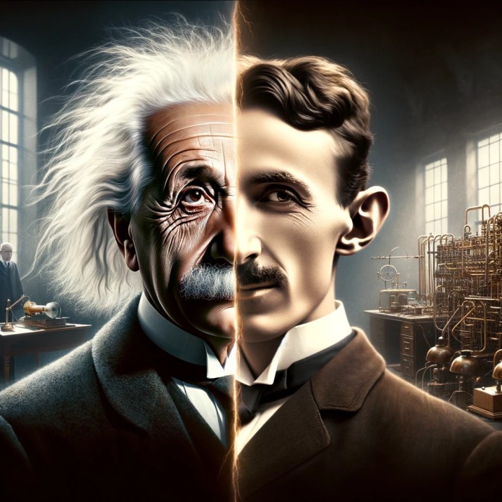 Did Einstein meet Tesla?