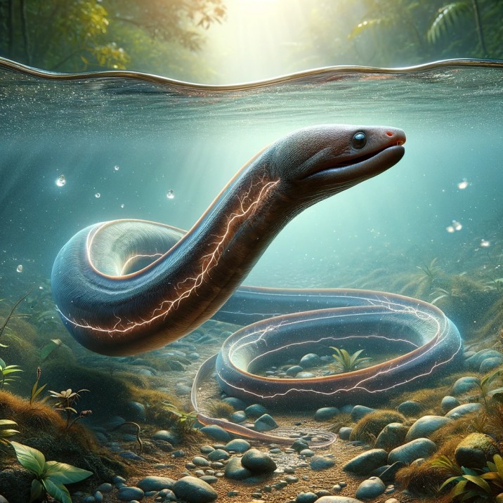 What is the voltage of an electric eel?